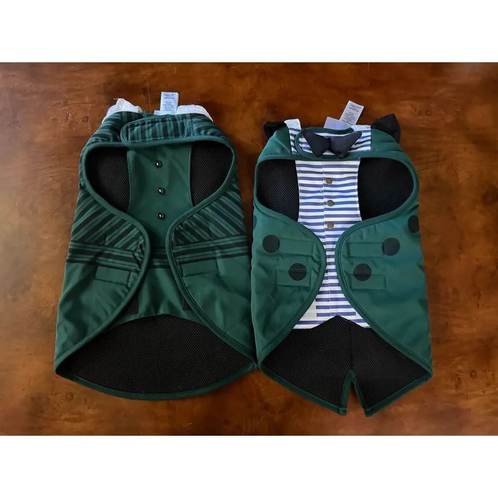 Walt Disney World Haunted Mansion Dog Costume Ghost Host and Hostest Lot of 2